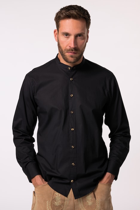 JP 1880 Trachtenhemd, Langarm, Stehkragen, Modern Fit, bis 8 XL