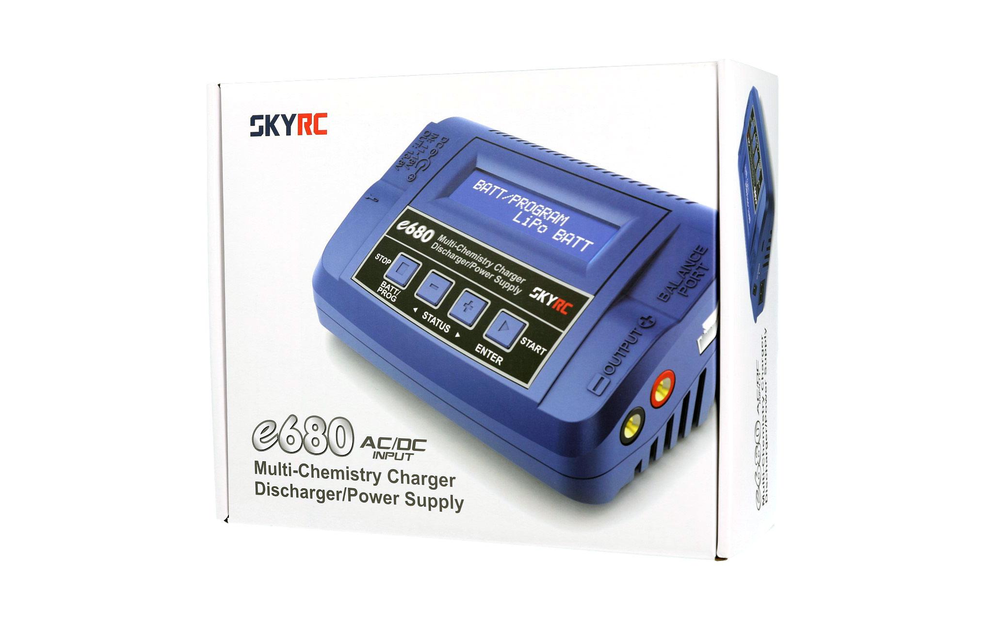 Ladegerät e680, AC/DC, 80W, 1-6SLadegeräte für 1-6S LiPo Akkus