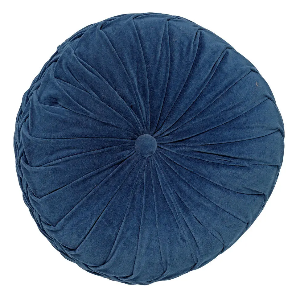 Sierkussen Kaja - Insignia Blue - Ø40 cm