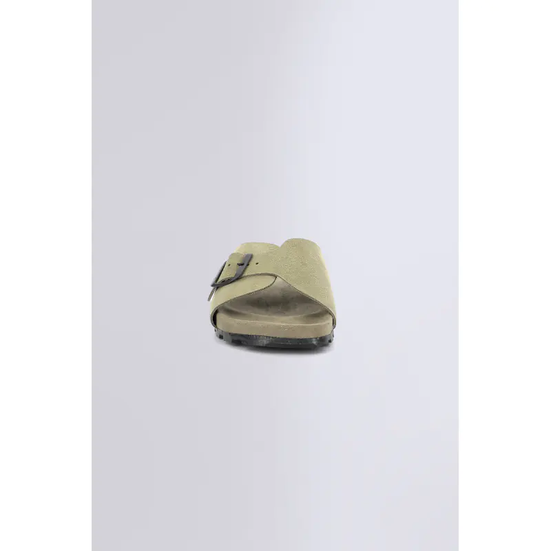 Kick esther Kaki MULES Cuir Femme