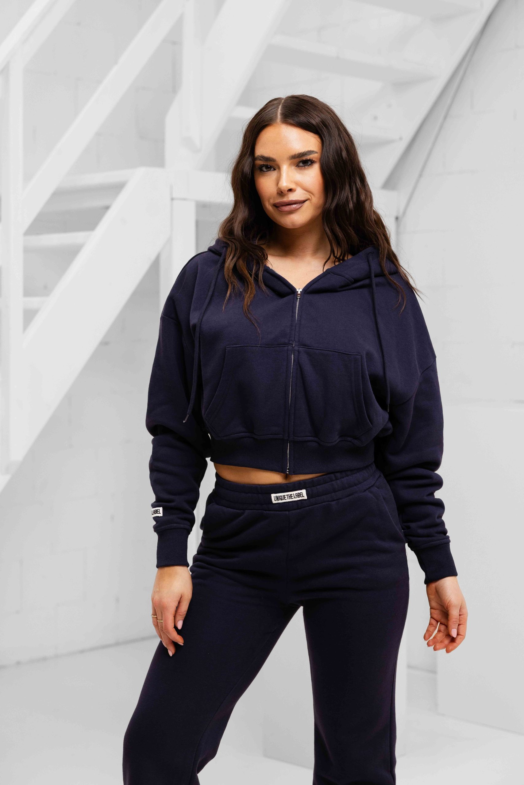 Unique The Label Molly Trainingspak Dames Donkerblauw