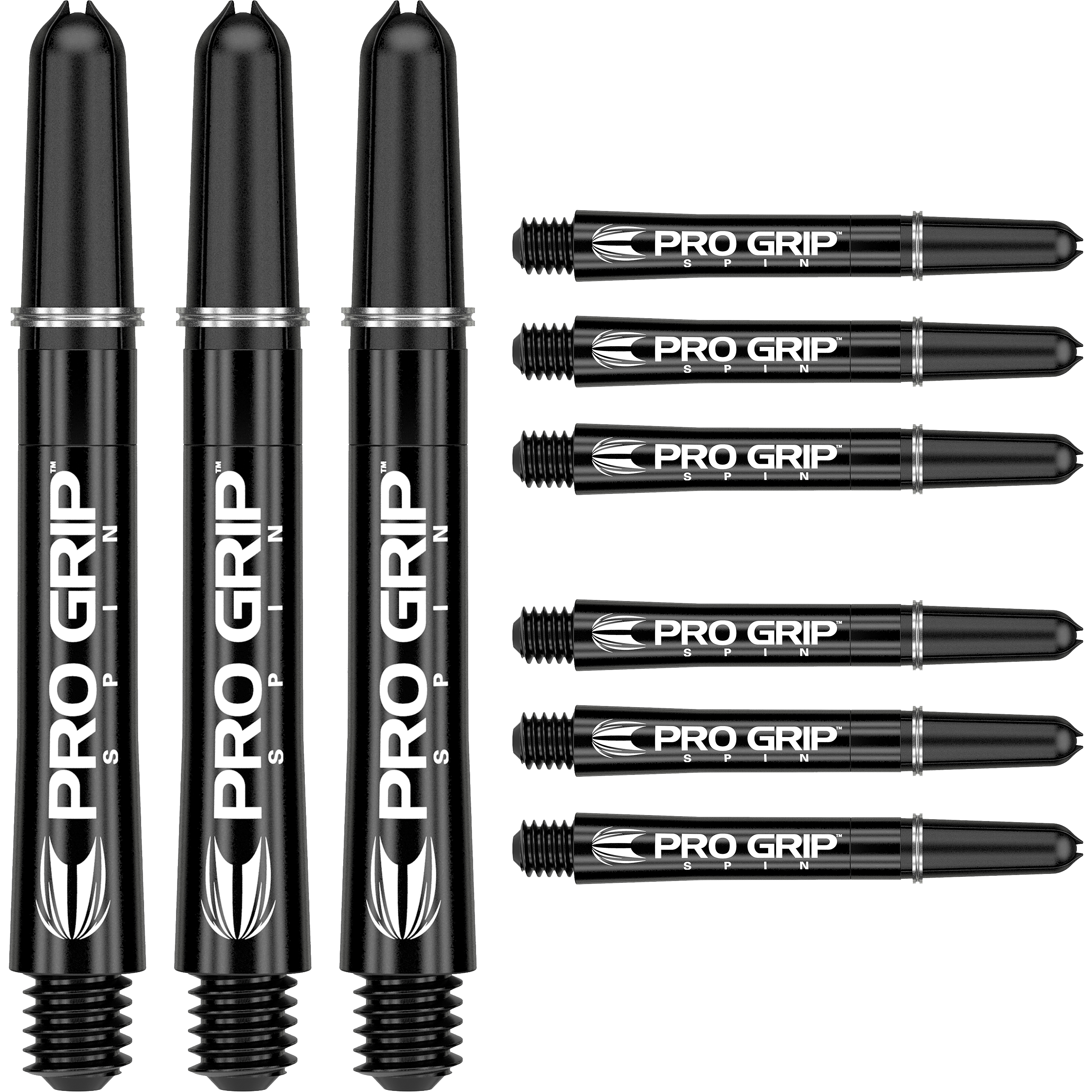 Target - Pro Grip Spin Shaft 3er Set - Schwarz