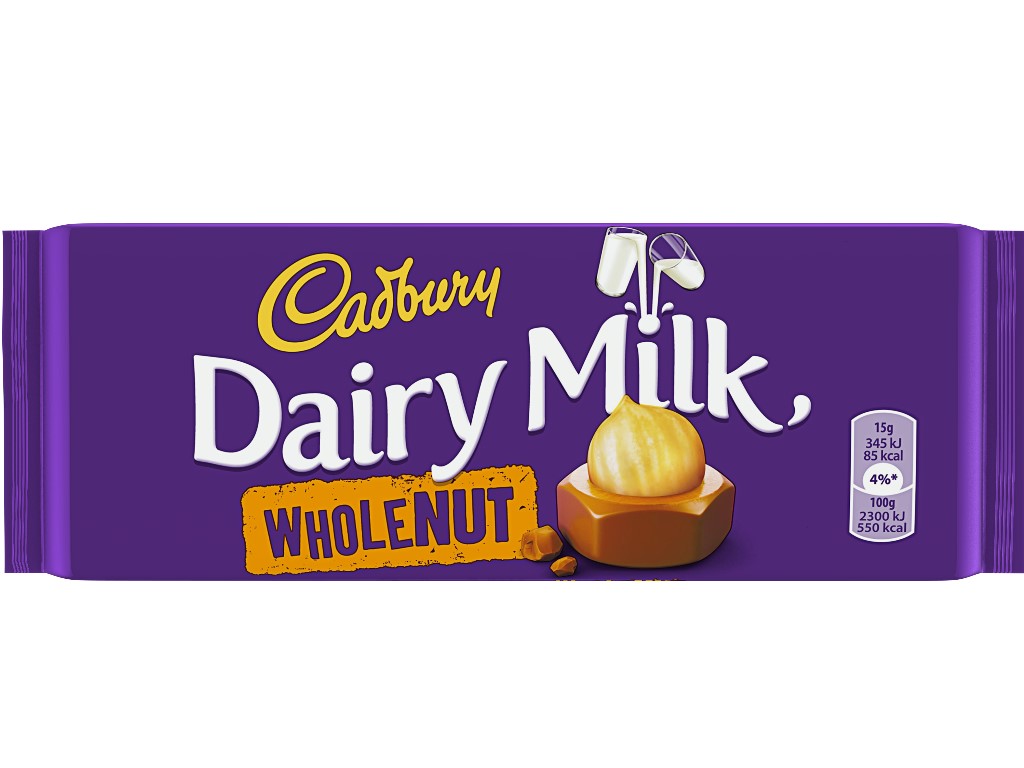 CHOCOLATE CADBURY DE LEITE WHOLENUT 120G