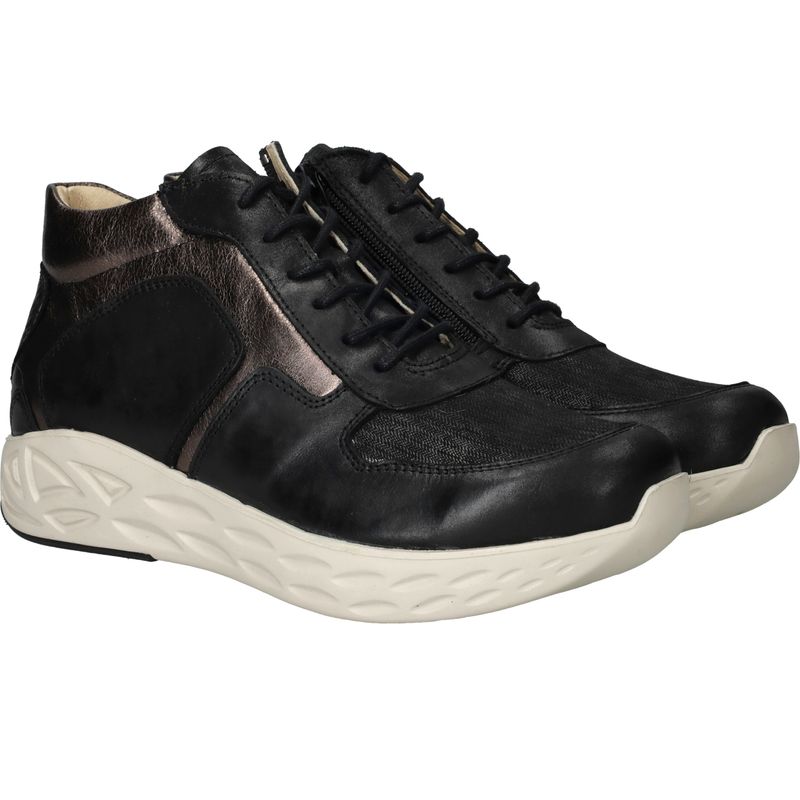 Wolky 0570690 Pep S2F Veterboots Zwart Dames
