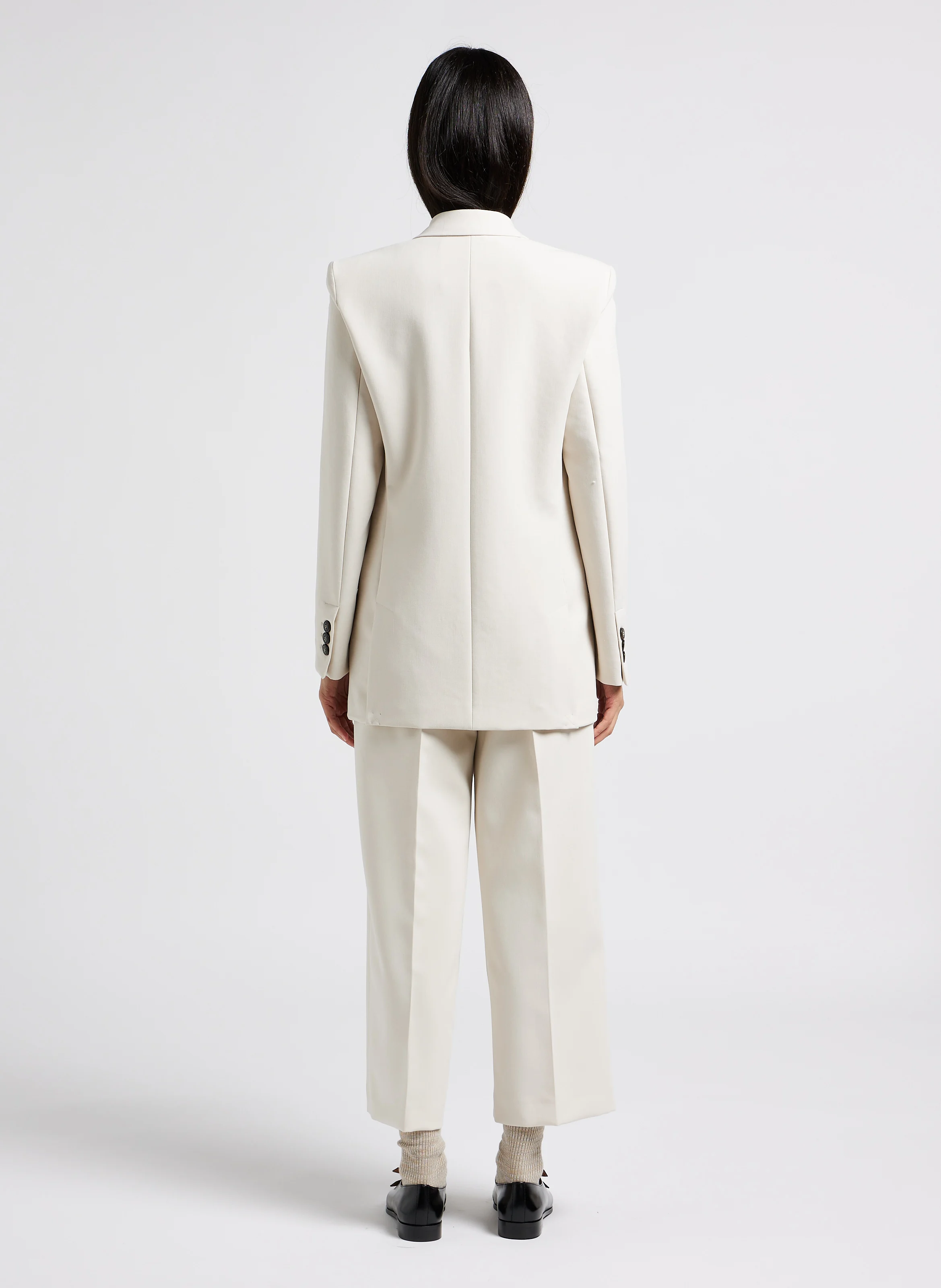 PESETAS - Veste col tailleur | Blanc