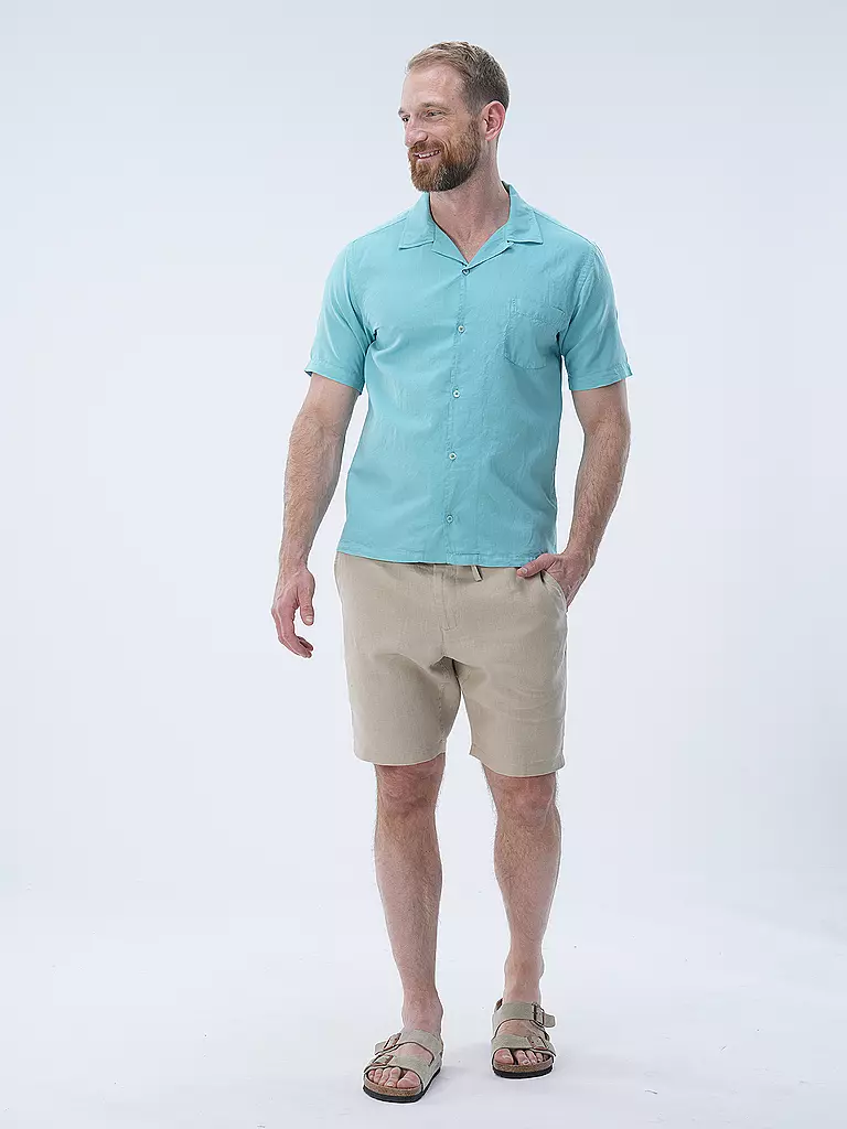 COLORFUL STANDARD Hemd Regular Fit  türkis