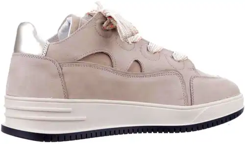 D1787 Hip beige - maat 44 veterschoen beige - maat 44 Calandschoen