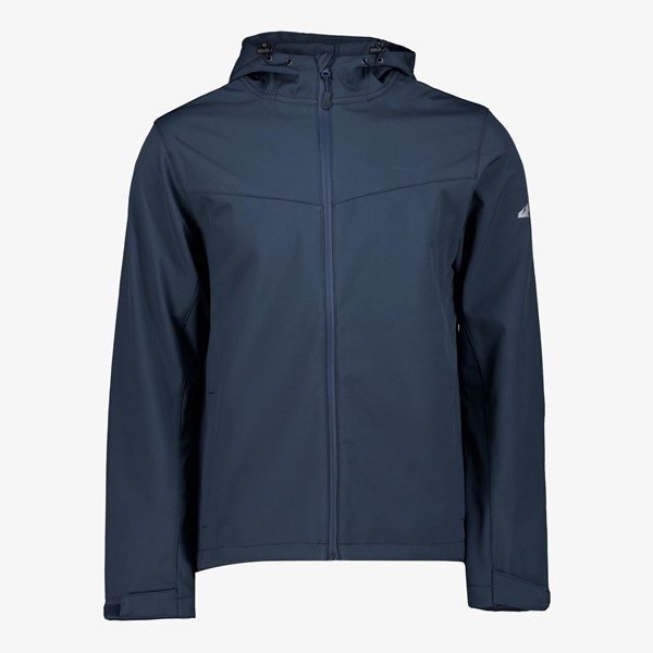 Mountain Peak heren softshell jas blauw