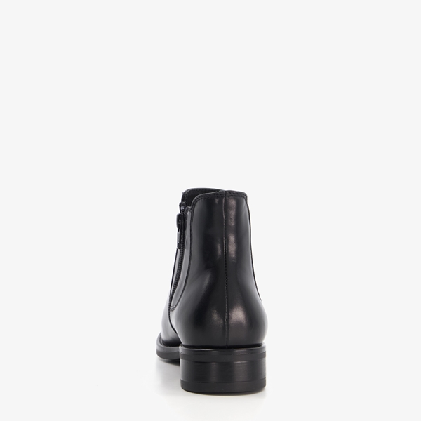 Hush Puppies leren dames chelsea boots zwart