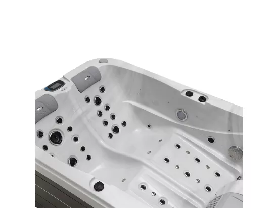 Spa 2 places allongées Archipel® GT2 PRO MAX BLANC MARBRE LED - Spa Thérapeutique Balboa 210x148