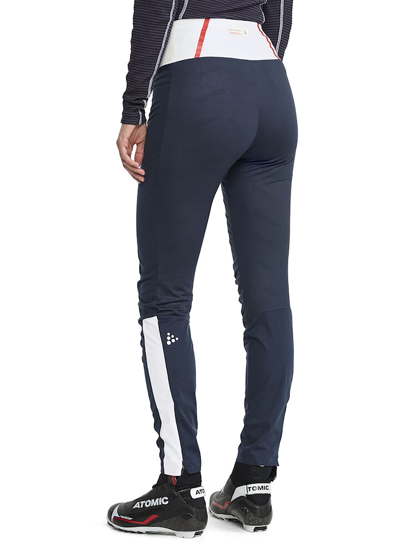 NOR Pro Nordic Race Wind Tights Dame Blaze/White