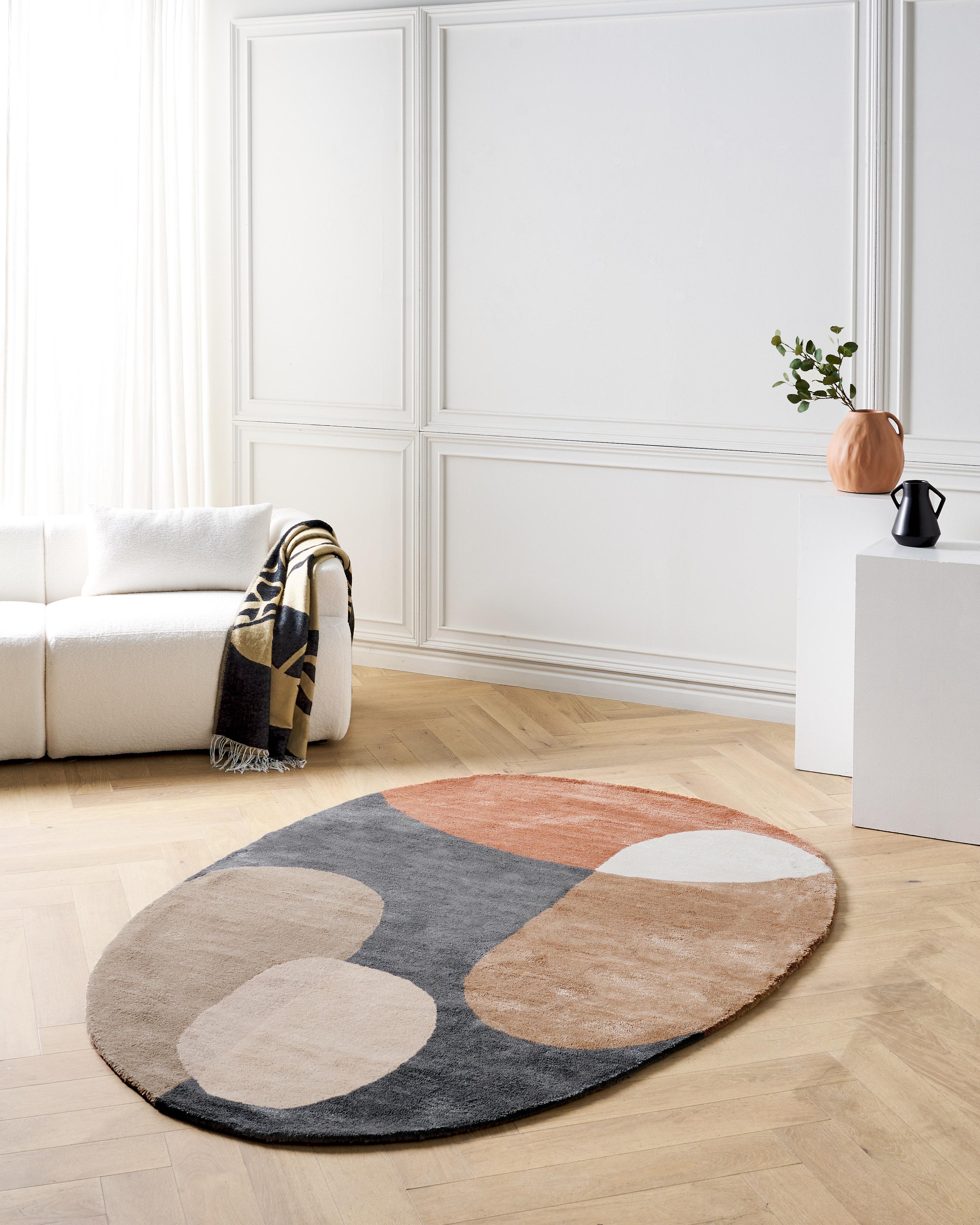 Vloerkleed KAFAR Meerkleurig 160 x 230 cm Viscose