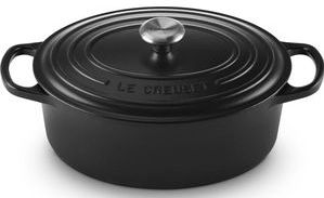 Le Creuset - Signature - Braadpan - Mat Zwart - Gietijzer - Ø 29 cm