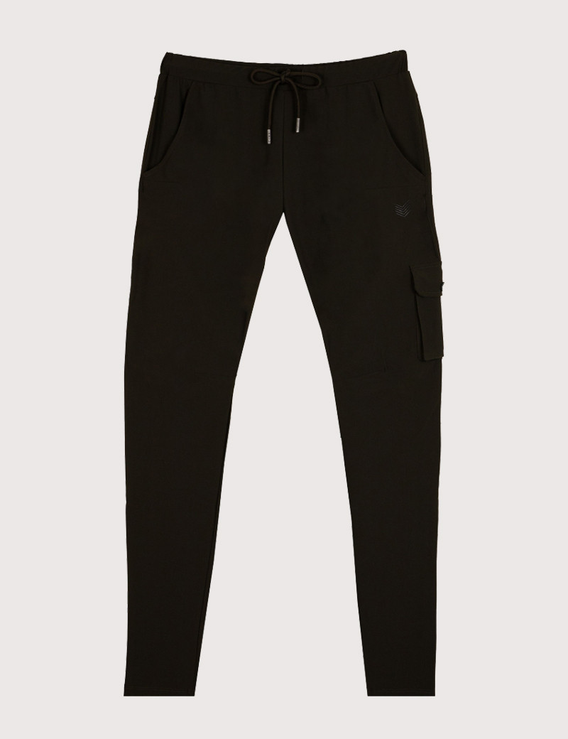 HBT BASICS | CRUZ PANTALON CARGO NOIR