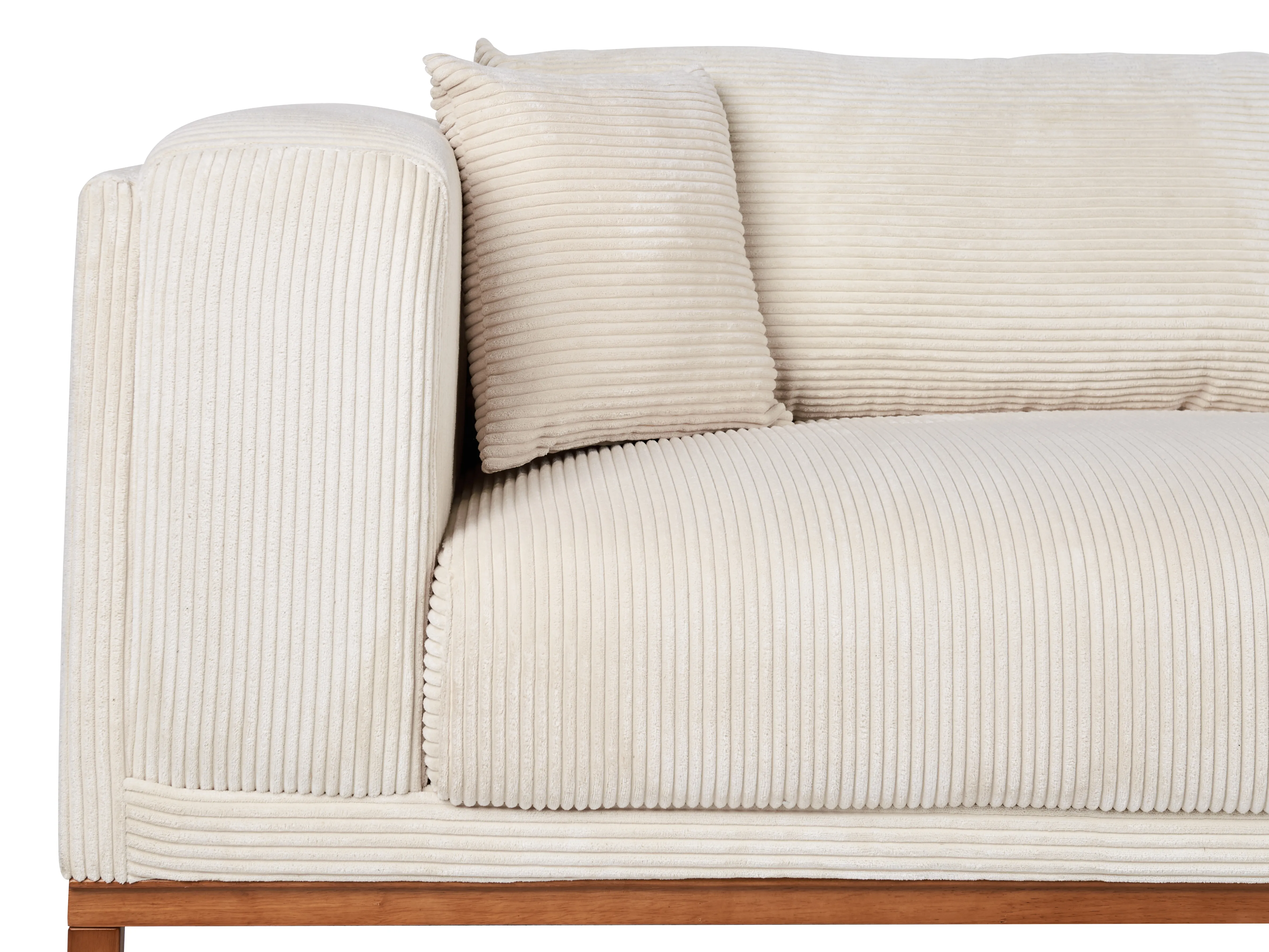 Bank 4-zits VENG Corduroy Lichtbeige