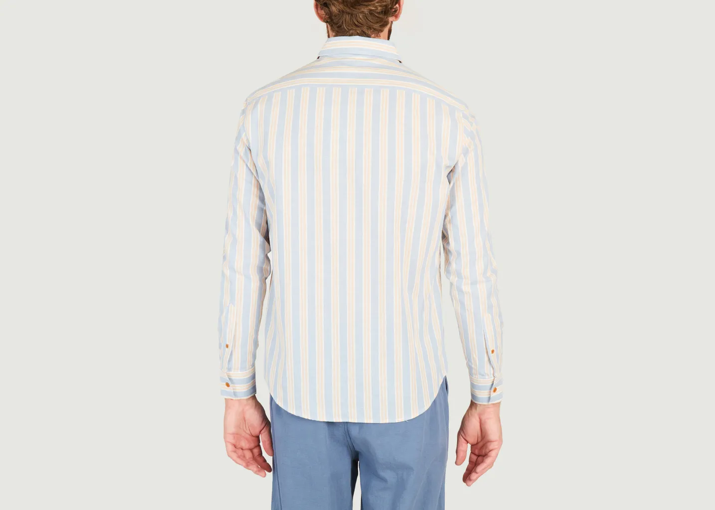 Chemise rayée en coton Bud Olow