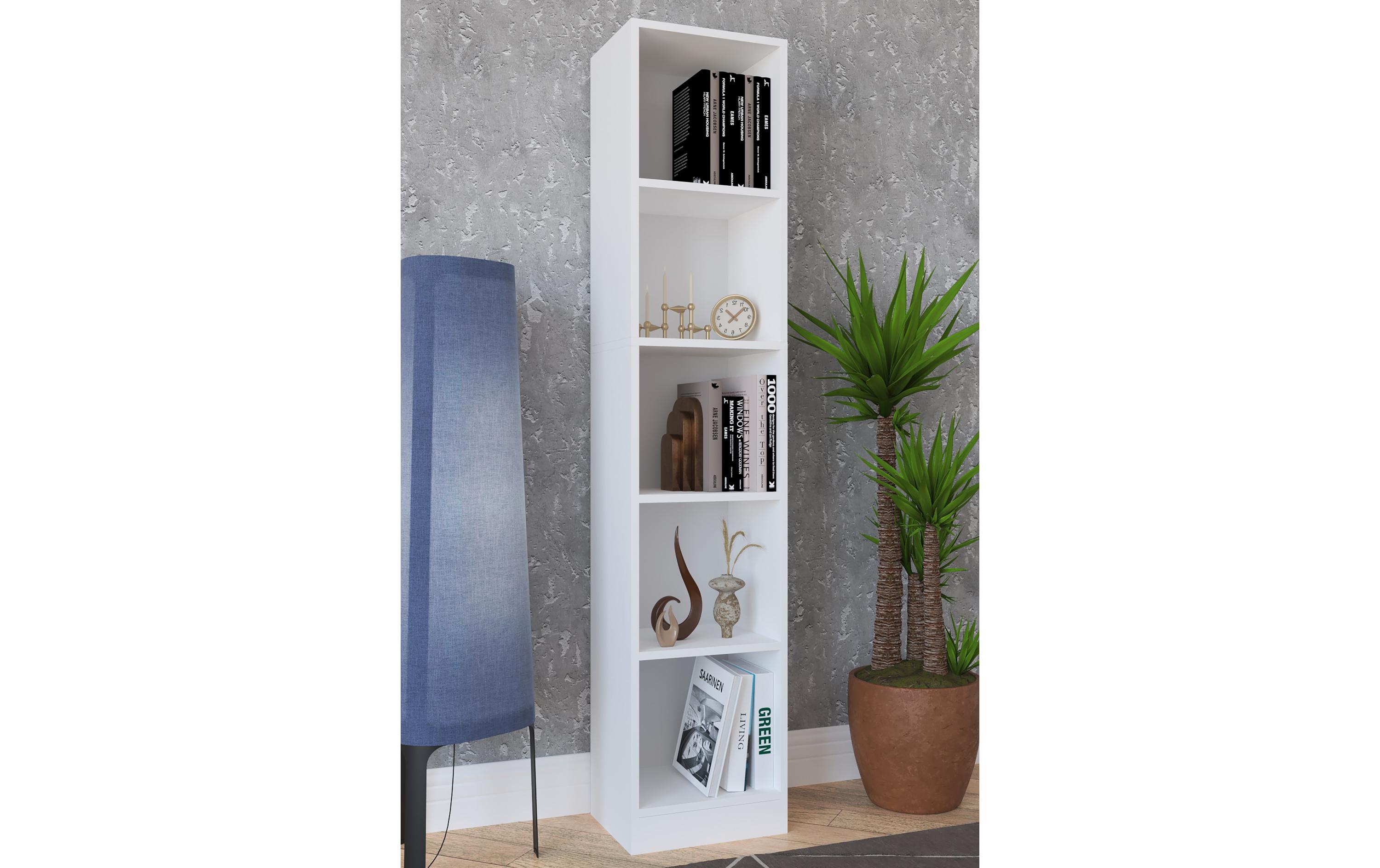 Regal Dilos L 183 x 38 cm, Weiss<br>Standregal