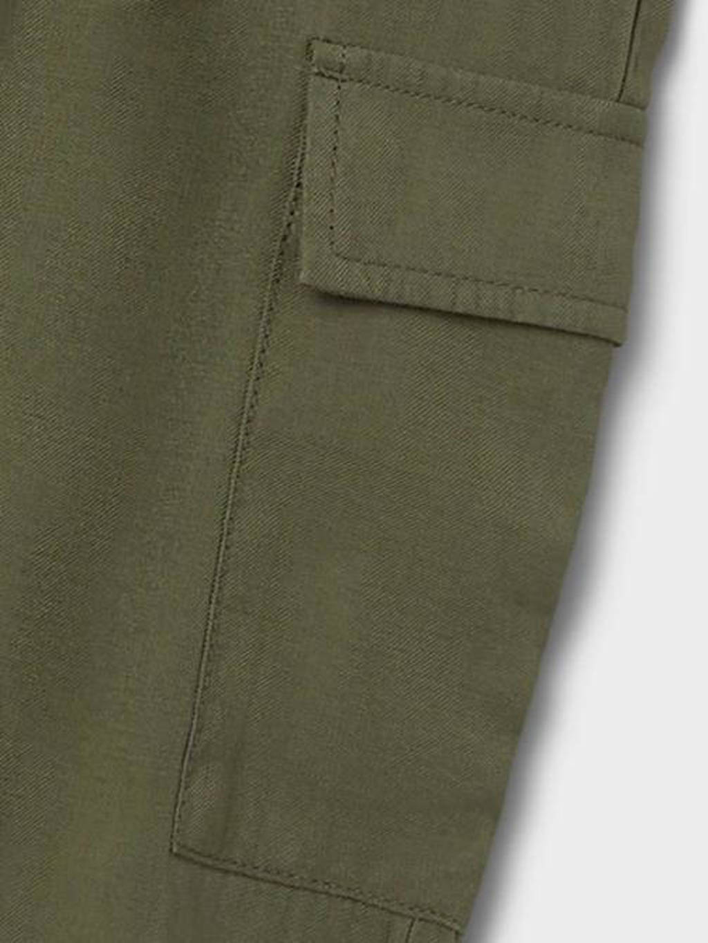 NAME IT loose fit cargobroek NKFBELLA zachtgroen