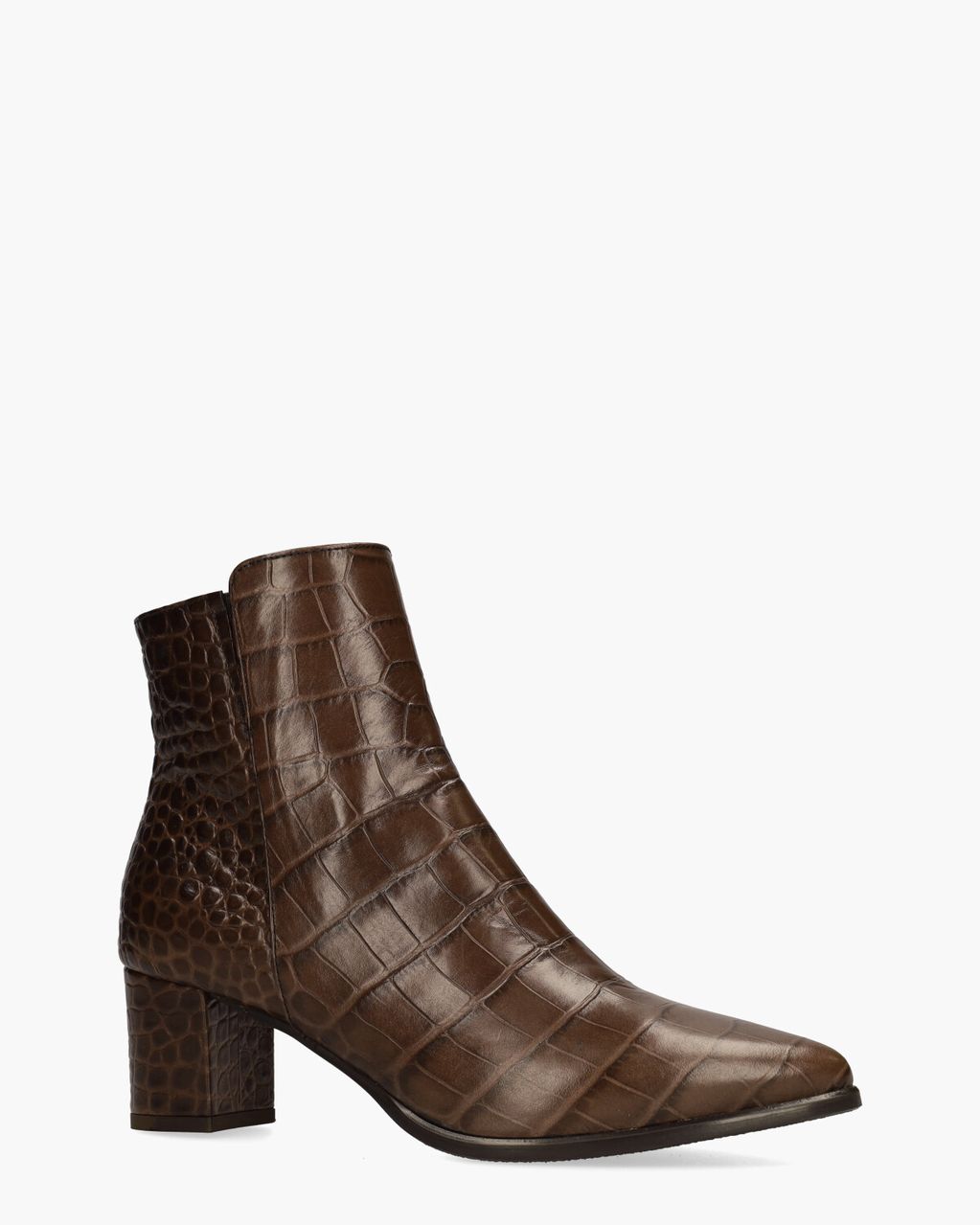 Nalini 21I078C Donkerbruin Dames Enkelboots