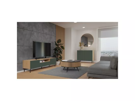 Commode KAMA 2D SLIM ARTISAN GREEN