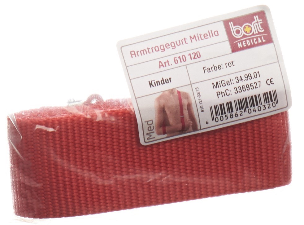 ORTHOSAN Mitella Armtragegurt Kids<br>1 Stück, 3.5cm, rot