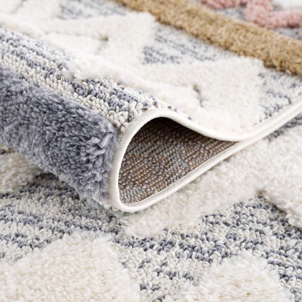 Carpet City Hochflor-Teppich »Focus 3013« rechteckig 20 mm Höhe Läufer, Boho, Hochtief-Muster/ 3D-Effekt, für Wohnzimmer, Schlafzimmer