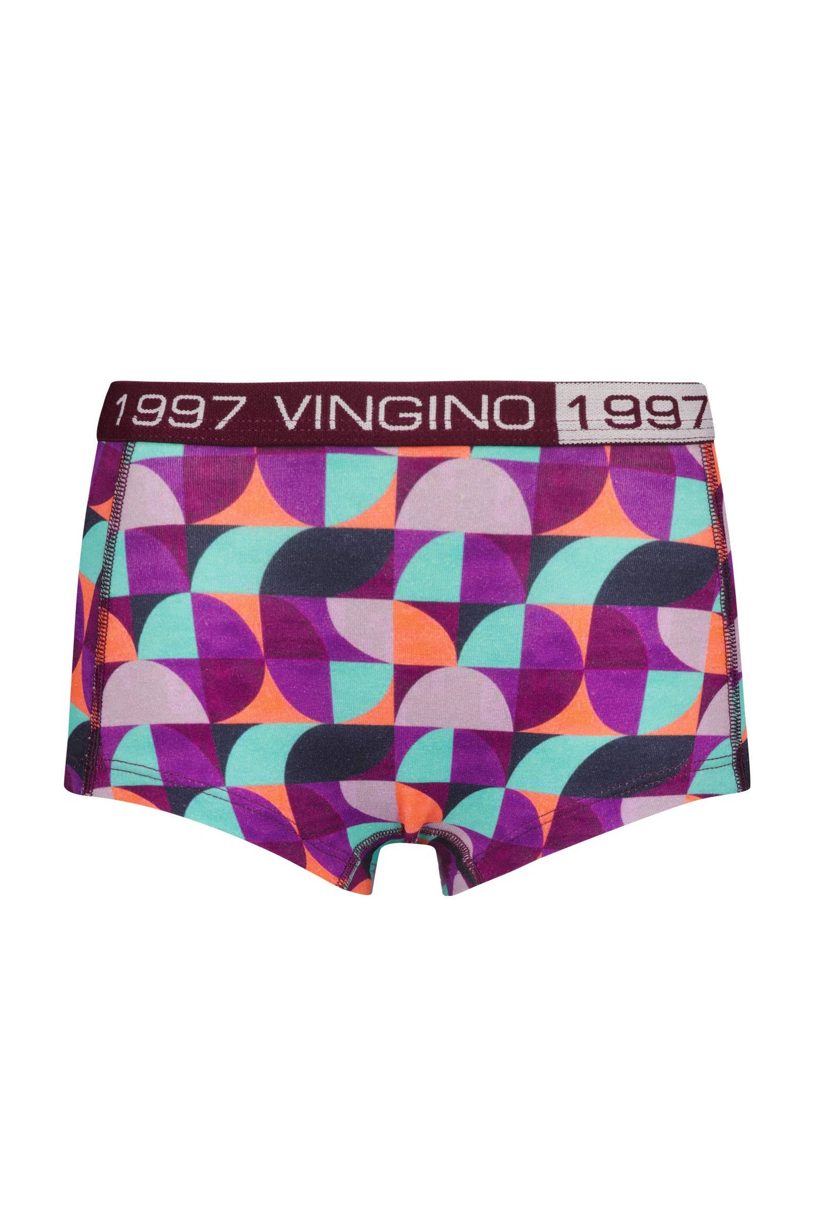 Vingino bh top + short Graphic paars/oranje/blauw