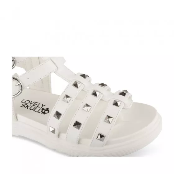 Sandales BLANC LOVELY SKULL