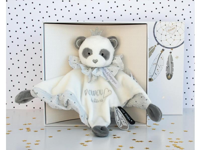 DouDou et compagnie Geschenkset Panda 20cm Geschenkset Panda