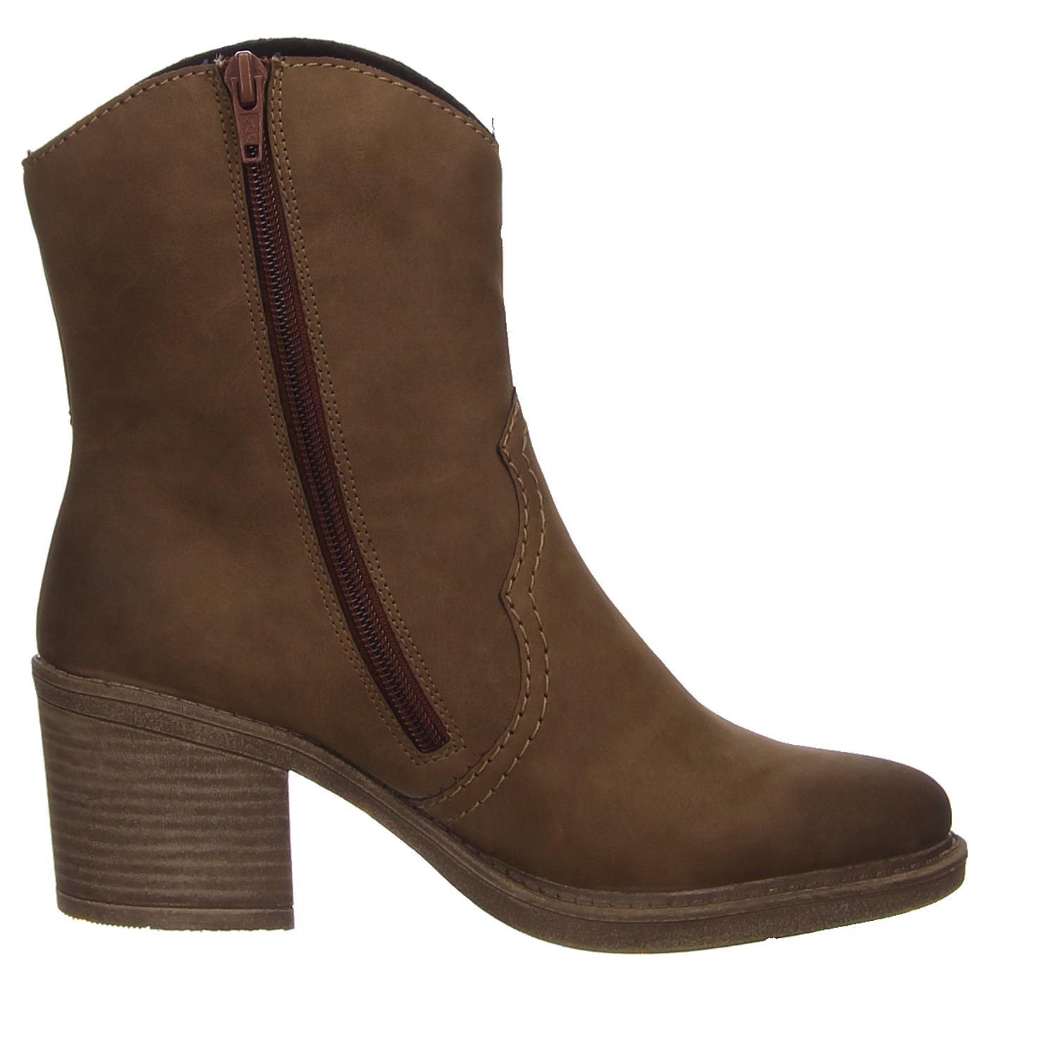 Rieker Stiefeletten braun beige
