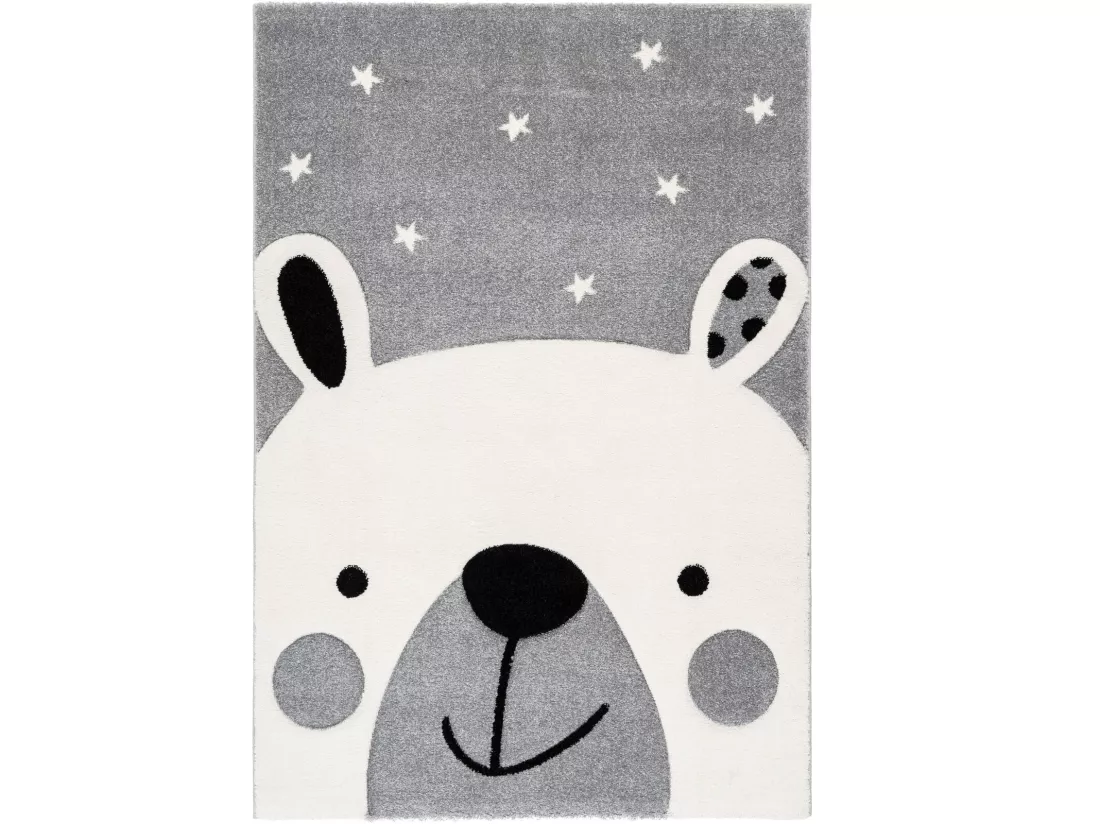 Tapis australie enfant argent leonora - 120 x 170 cm