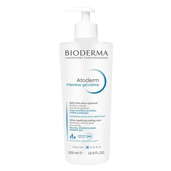 Bioderma Atoderm Gel-Creme Calmante Intensivo para Pele Atópica Muito Seca 500ml