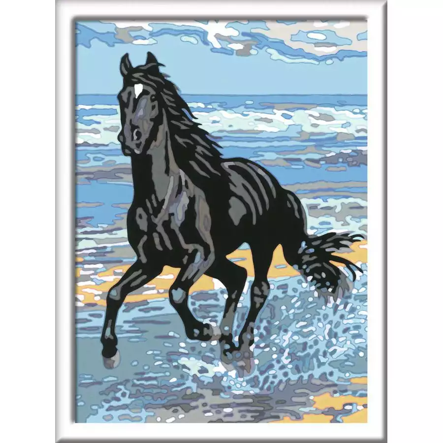 Ravensburger Pferd am Strand bunt