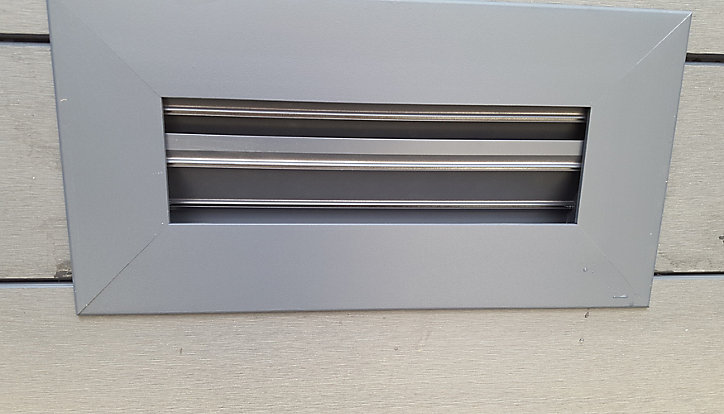 Abri de jardin + auvent Green Outside toit plat en composite coloris gris ép.28 mm surface extérieure 18,5 m²