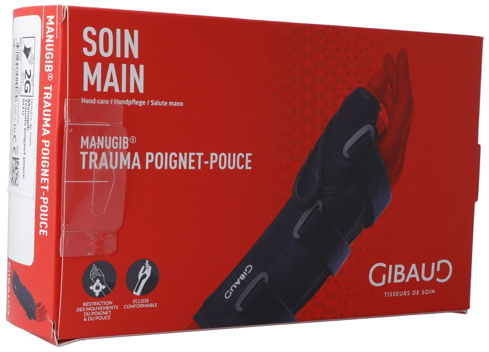 Gibaud Manugib Trauma Handgelenk Daumen 2L 18-22cm links 1 Stk