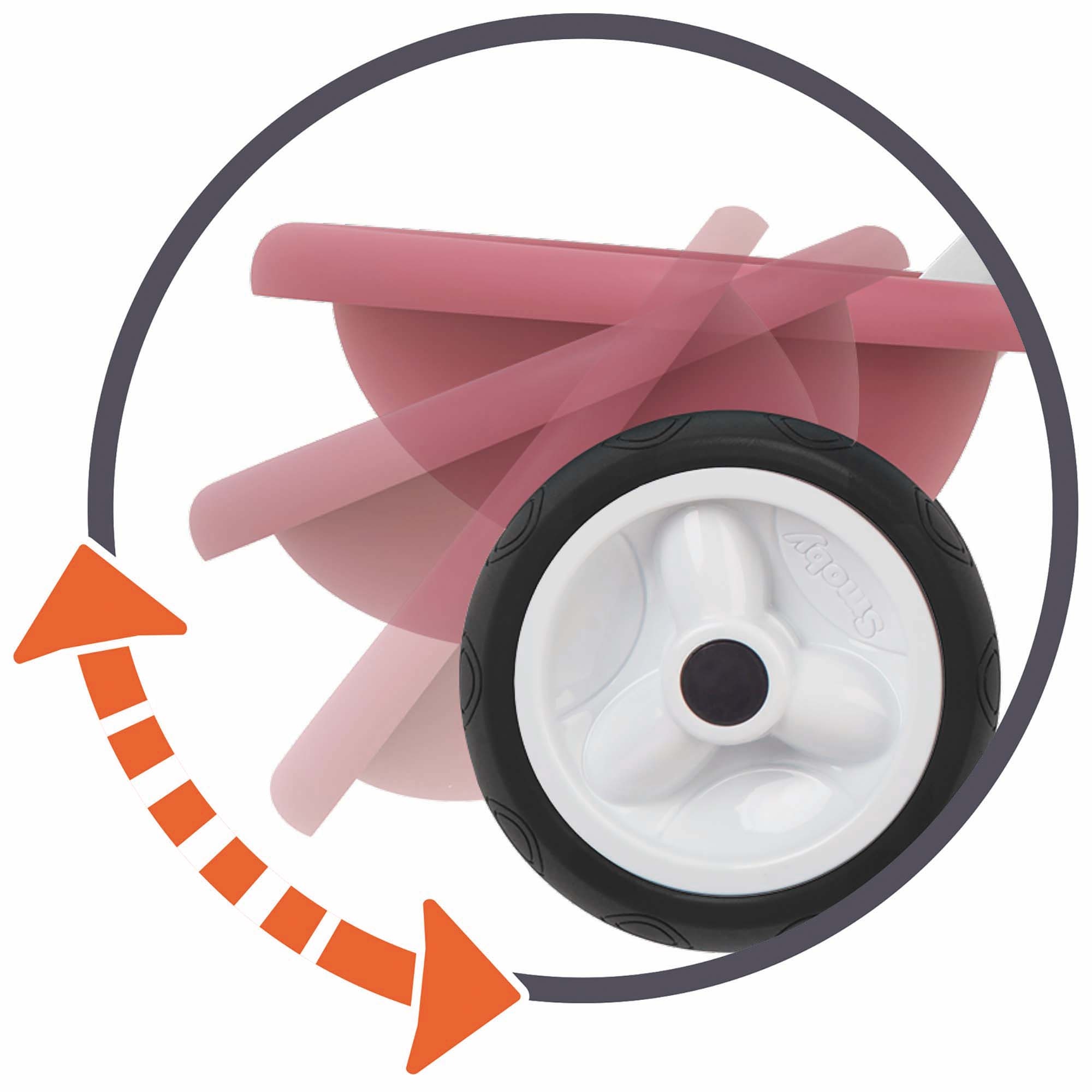Smoby Driewieler BE FUN roze - shop nu - Prénatal