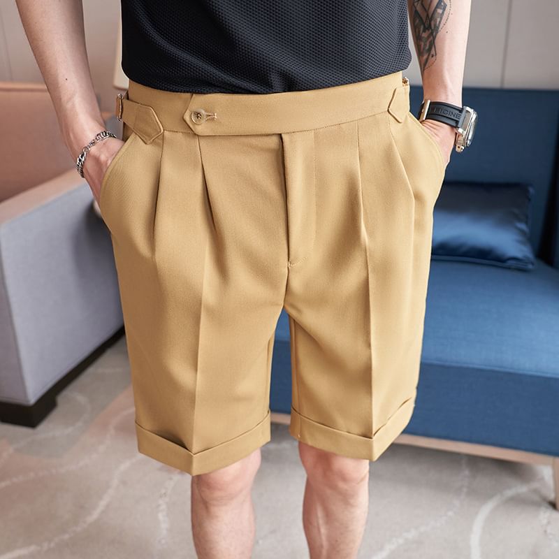Blueforce - Mid Rise Plain Shorts