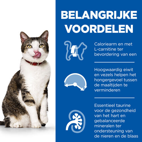 Hill's Science Plan Senior Light - Kattenvoer - 1.5 Kilogram - kip