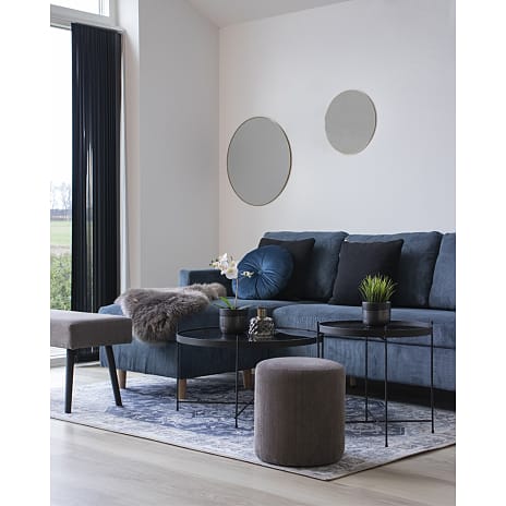 Oslo spejl - messinglook