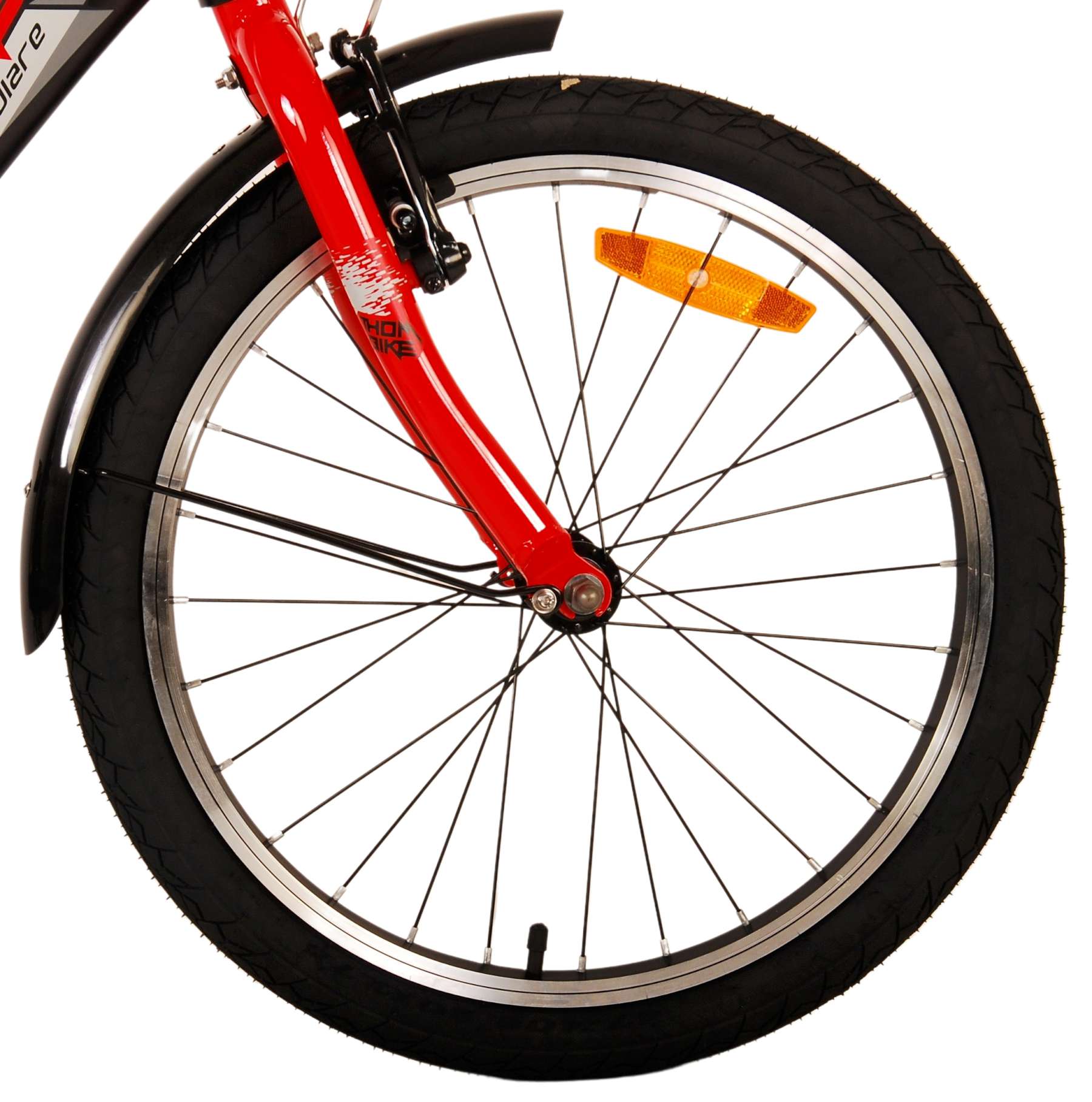 TPFSports Thombike Kinderfahrrad - Jungen - 20 Zoll - Rücktritt + Handbremsen - Schwarz/Grün