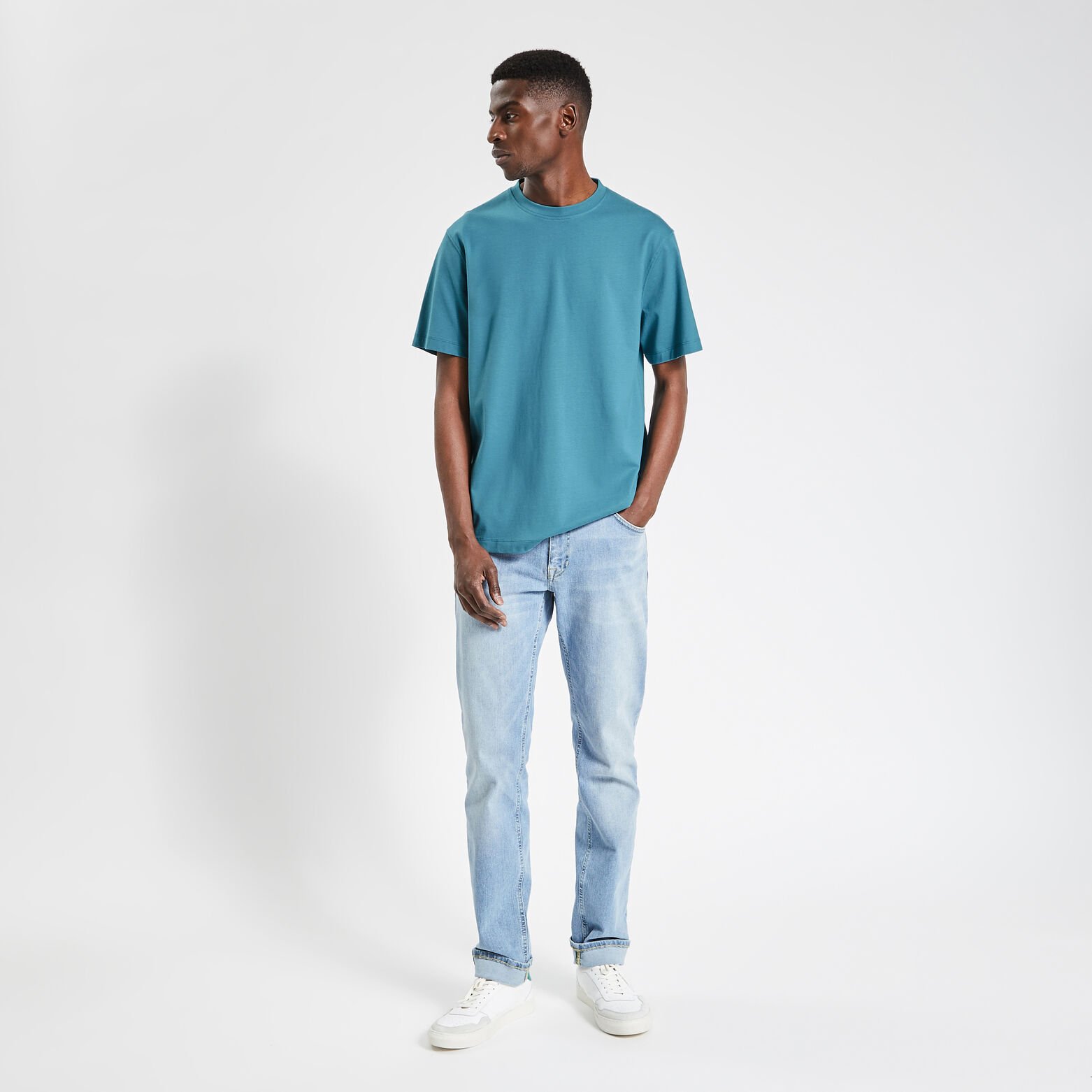 Tee shirt 'le parfait by JULES' coton issu de l'ag Vert