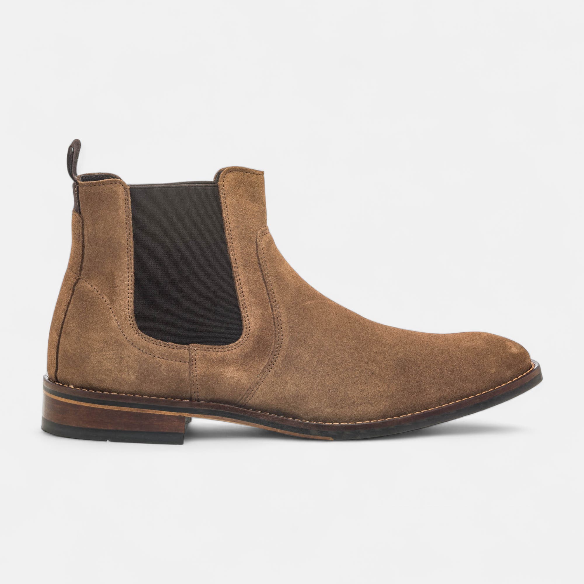 Bottines habillées Homme en cuir cognac