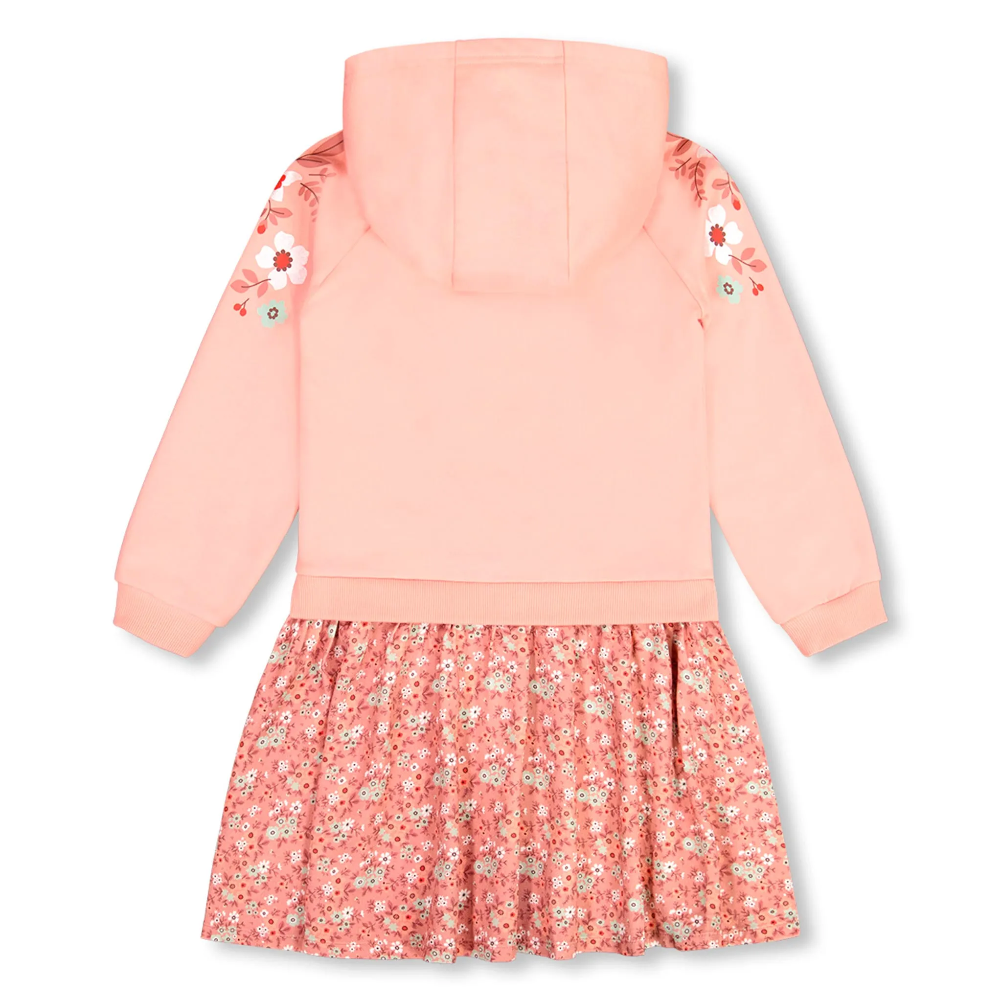 Deux par Deux Robe Capuchon Fleurs 7-10ans