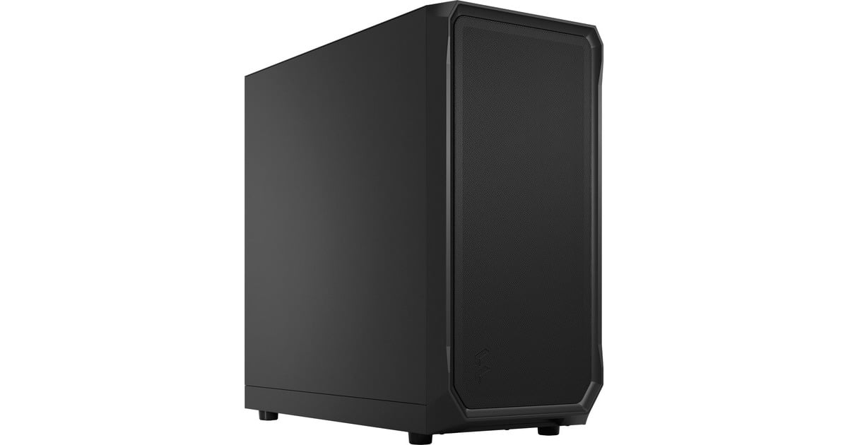 Fractal DesignFocus 2 Black Solid midi tower behuizing  (Zwart | 2x USB-A)