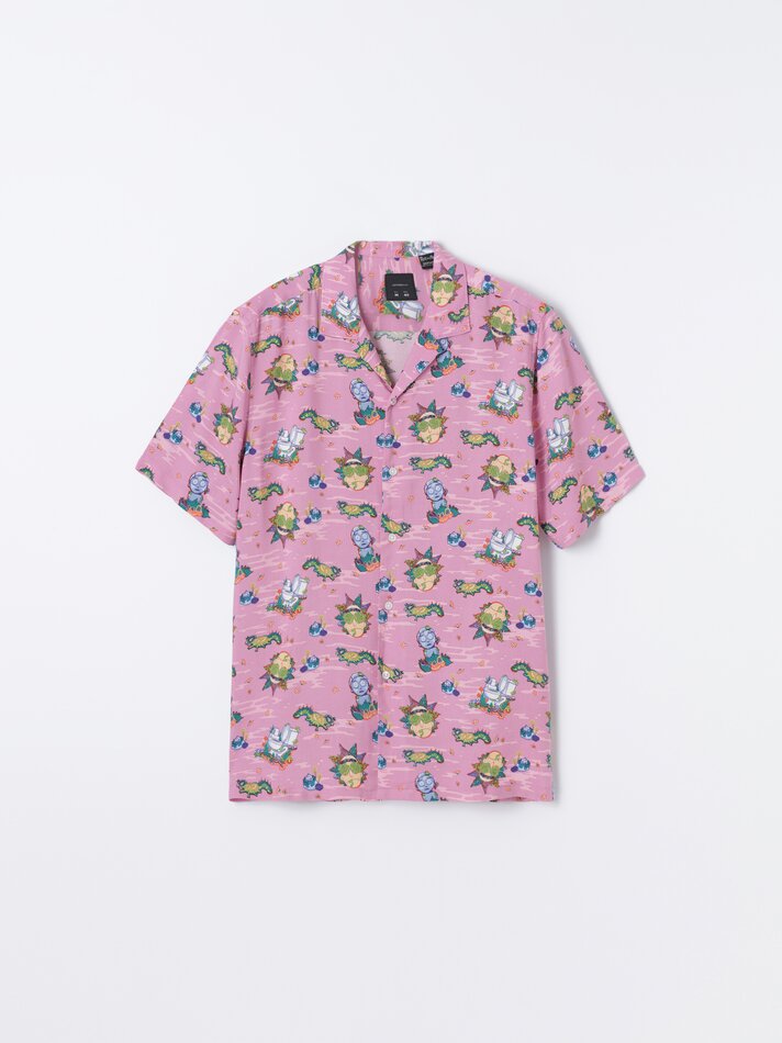 Camiseta Ric© &™Morty © &™ñ Cartoon Network Flowy - Branca