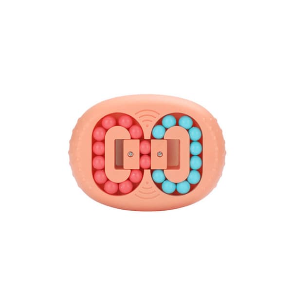 Puzzle Beads, orange, oval, Fidget toys
