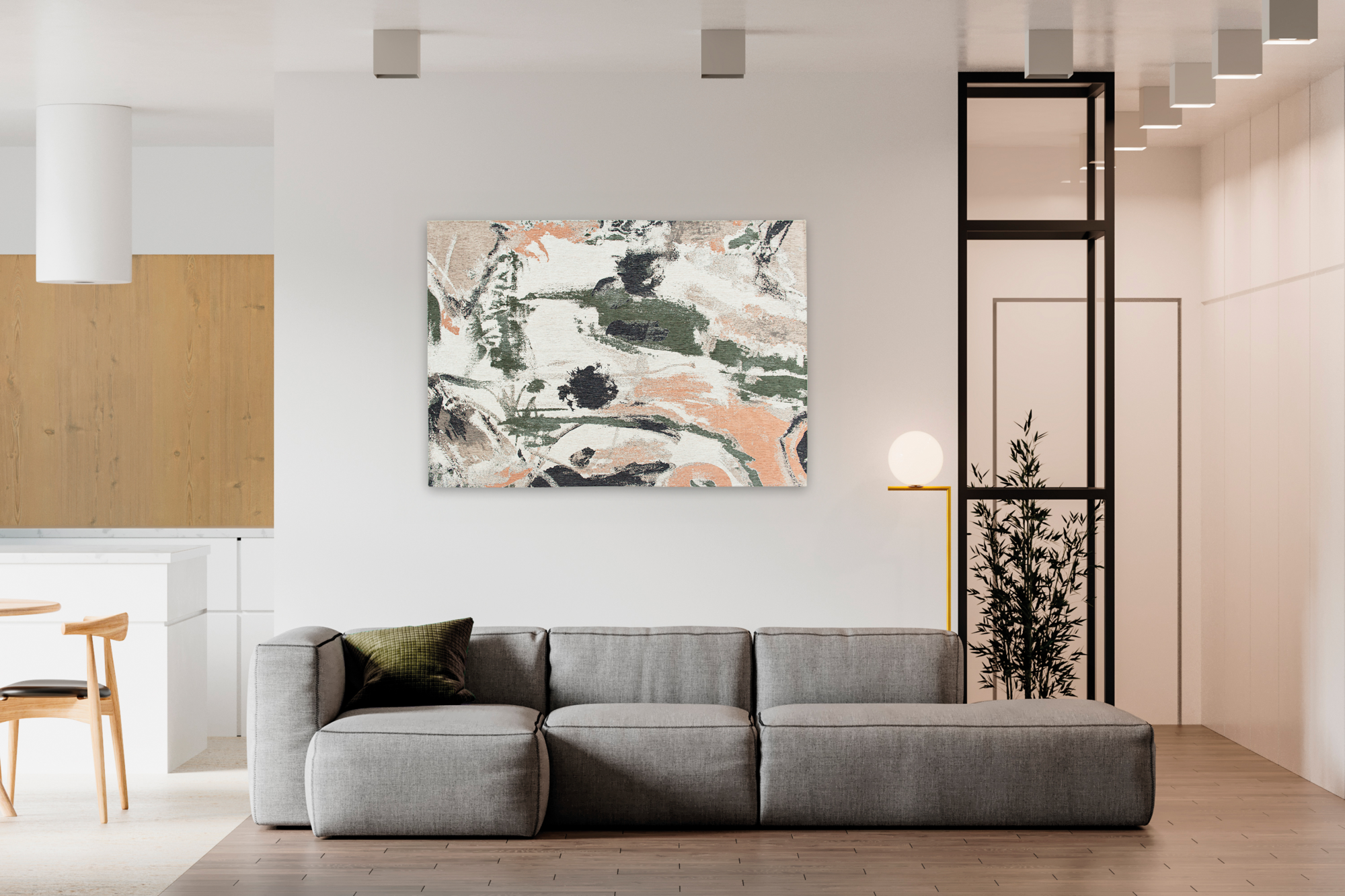 Ecorugs vloerkleed Fresque multicolor 280x390 cm