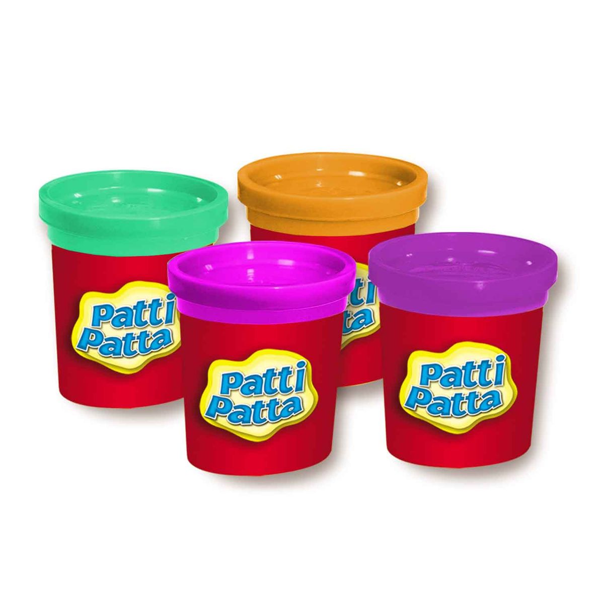 4 pots de pâte à modeler Patti Patta