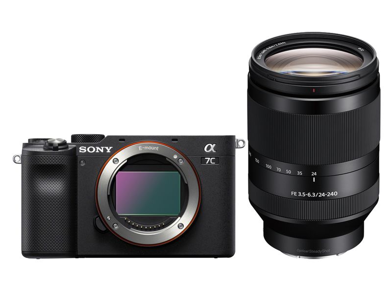 Sony Fotokamera Alpha 7C inkl. Objektiv 24-240 Kit Schwarz Vollformatobjektiv in kompakter Grösse mit Objektiv