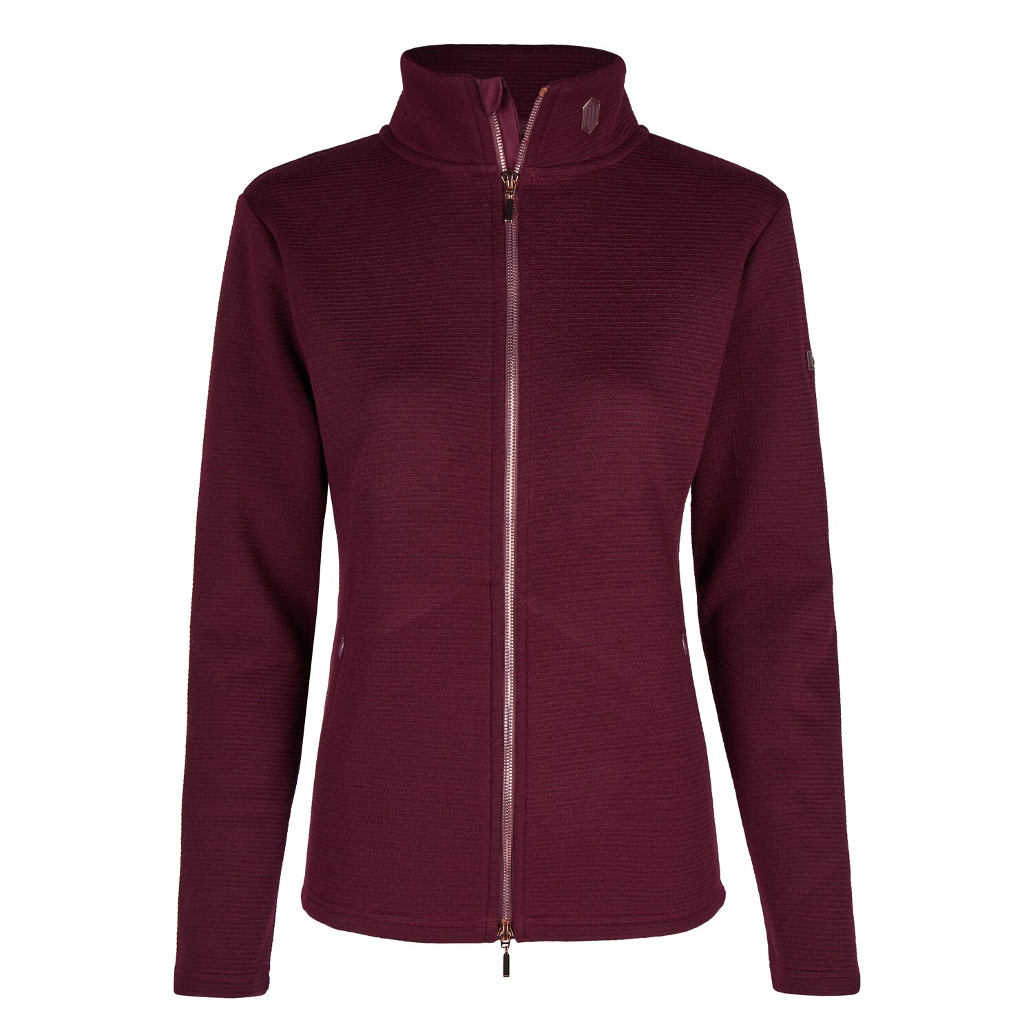 ESKADRON Heritage Langarmshirt Full-Zip  - cassis